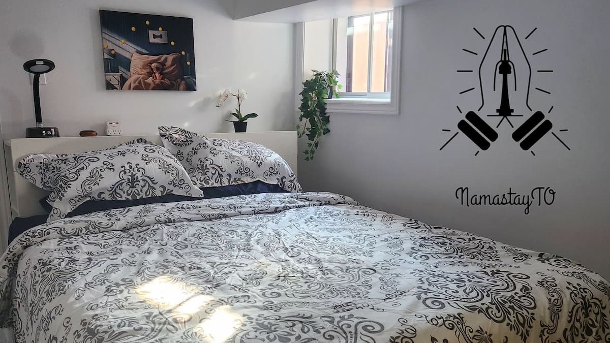 The Basement Suite — 500 sq ft with private bathroom