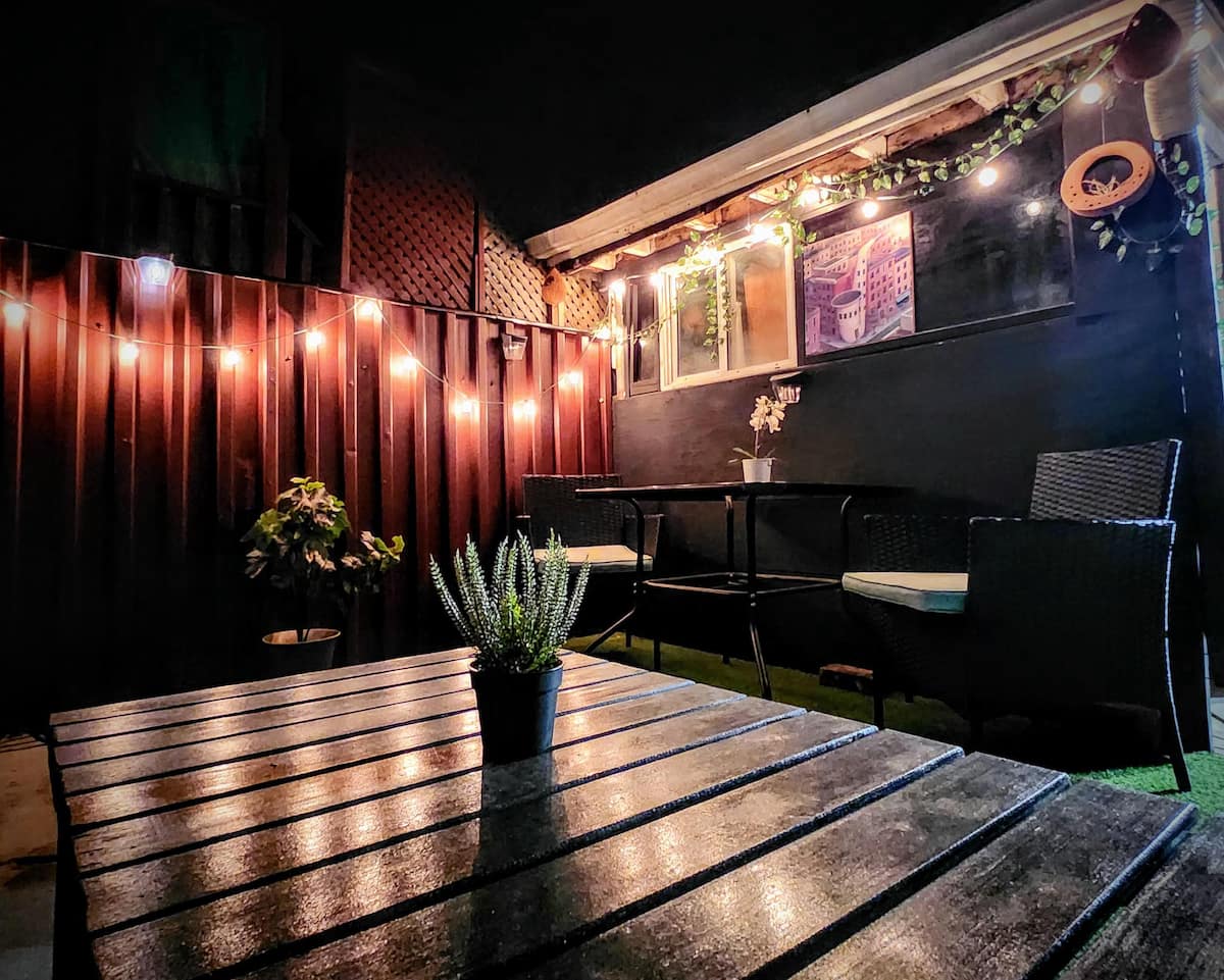Shared backyard